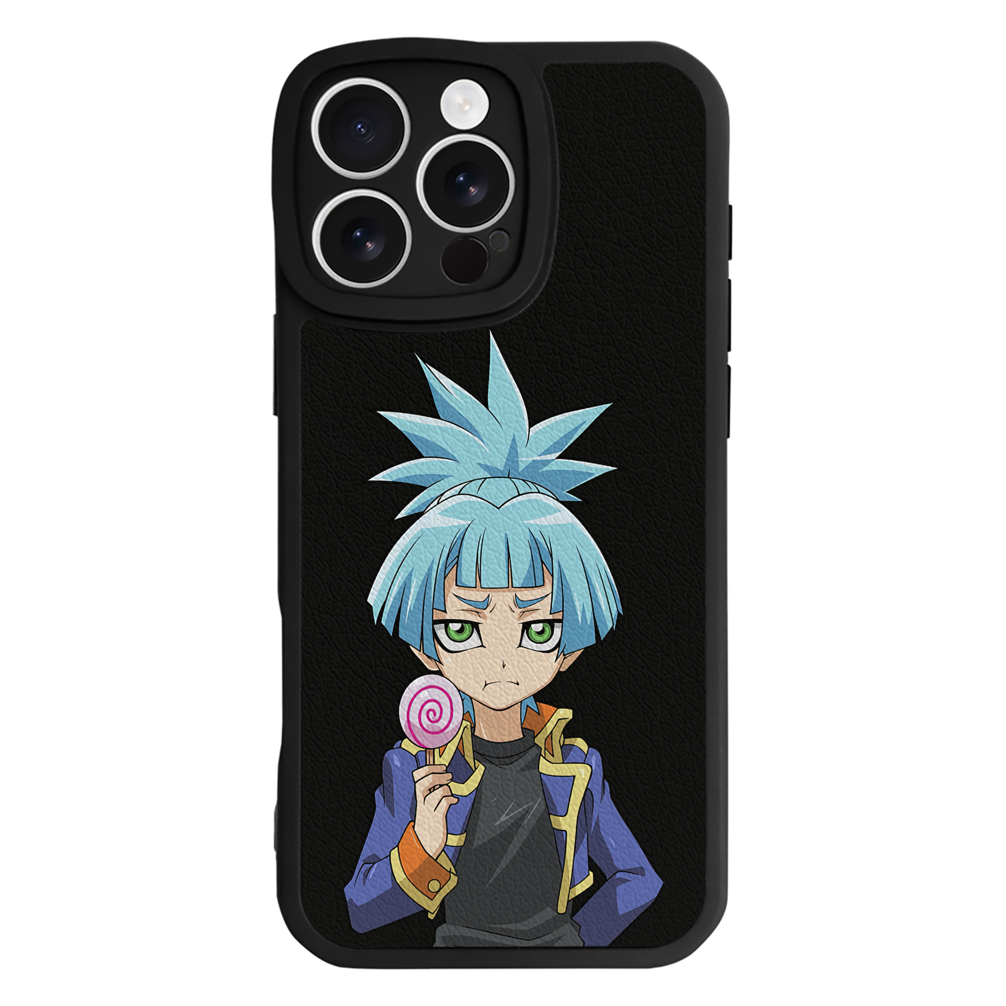 （画像用） 遊☆戯☆王 Yu-Gi-Oh! 【iPhone 16シリーズ対応】シリコンスマホケース（レザー調） 材質：シリコン